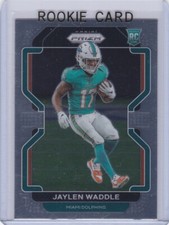 JAYLEN WADDLE ROOKIE CARD Broncos Miami Dolphins 2021 PANINI PRIZM FOOTBALL RC