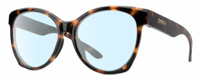 Smith Optics Fairground-086 Damen Blau Licht Brille Schildplatt Havanna Braune