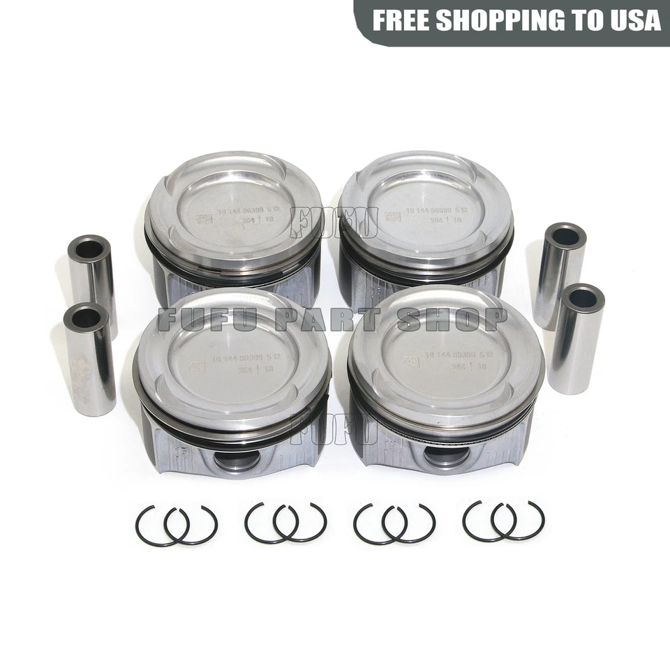 Juego de pistones y anillos de motor STD para Mercedes-Benz C300 E300 W205 W213 M264 2.0 Foto 2 de 4