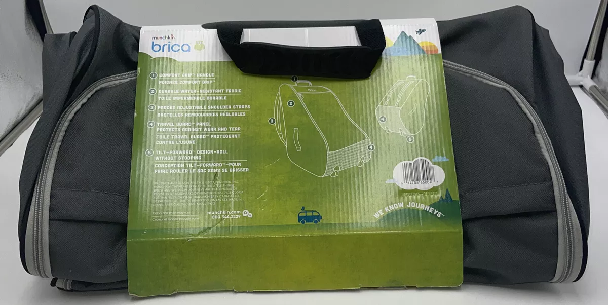 New Munchkin Brica Cover Guard Car Seat Travel Bag Grey eBay
