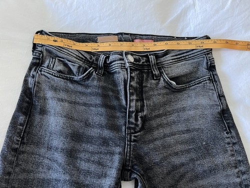Anthropologie | Pilcro The Slim Boyfriend Jeans 27 Distressed Black - Picture 8 of 11