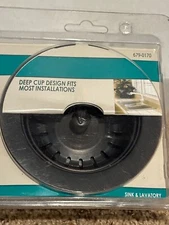 NEW Plumb Works Sink Drain Assembly Strainer Basket Kitchen Oil Rubbed Bronze 1