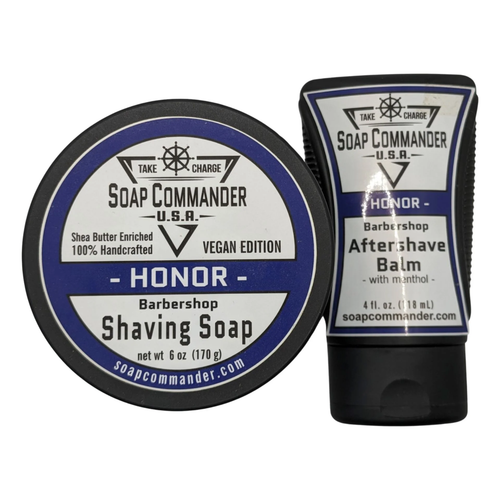 Honor Shaving Soap and Aftershave Balm by Soap Commander (Used) eBay