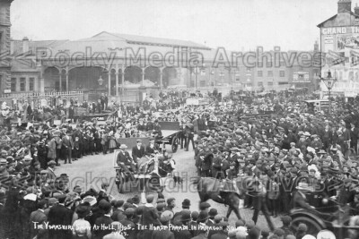 wff-107 Horse Parade Paragon Square, Yorkshire Show, Rumpf 1905. Foto