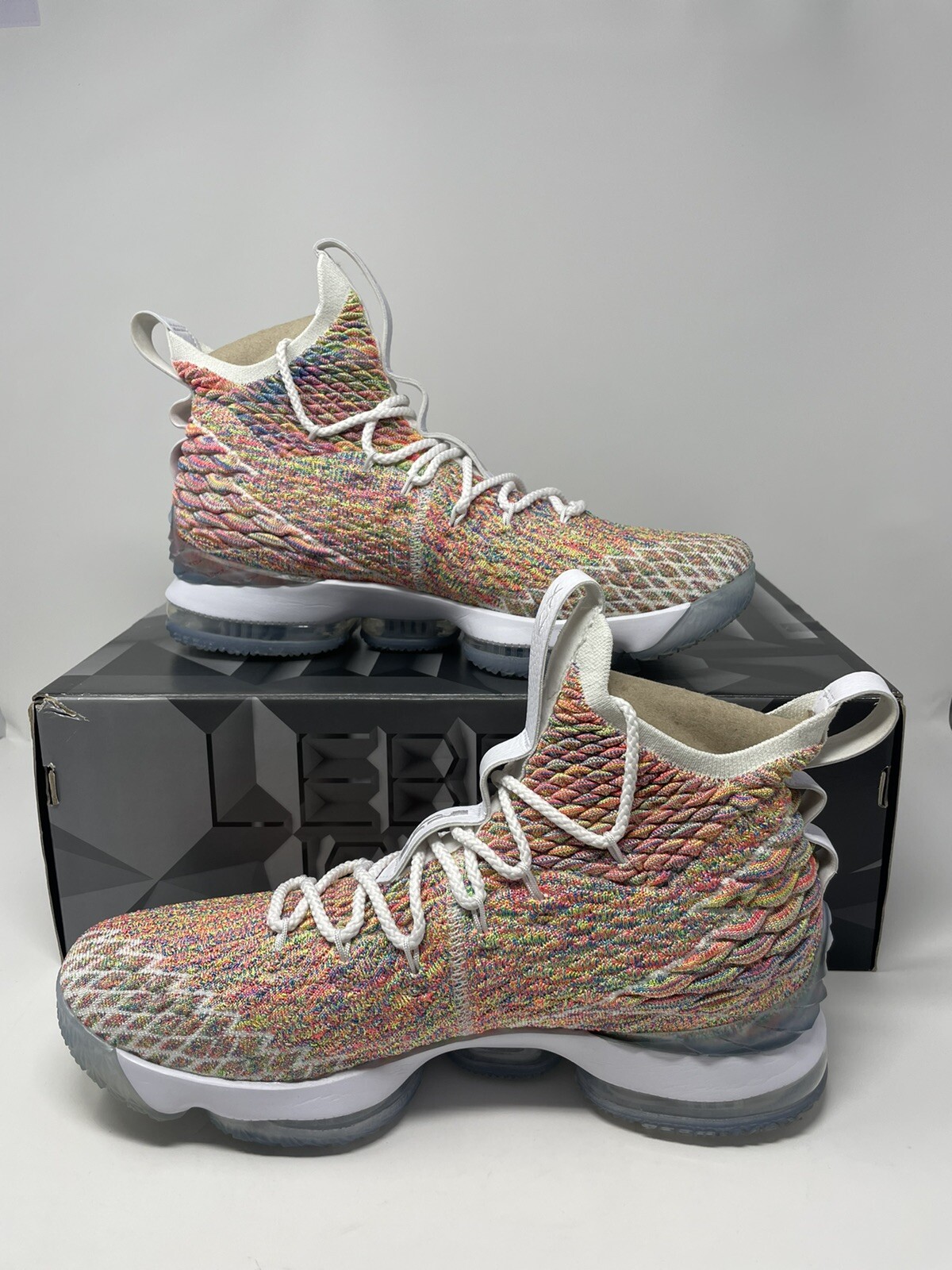 lebron 15 fruity pebbles resell