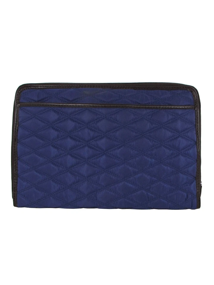 NEW KNOMO Fitzrovia Collection Foley Quilted 11" City Tablet Sleeve Bag Travel - Image 3 of 4
