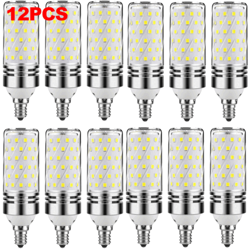 15*E12 White LED Corn Bulbs 6500K Candelabra Ceiling Fan Light Bulb Daylight 16W - Picture 16 of 17