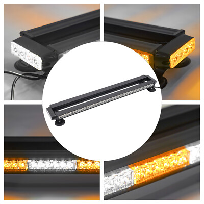 104 LED Strobe Light with Controller,Truck Response Emergency Beacon Warn Bar
