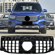 Gloss Black Grill Front Racing Facelift Grille For Mercedes Benz GLB X247 2024
