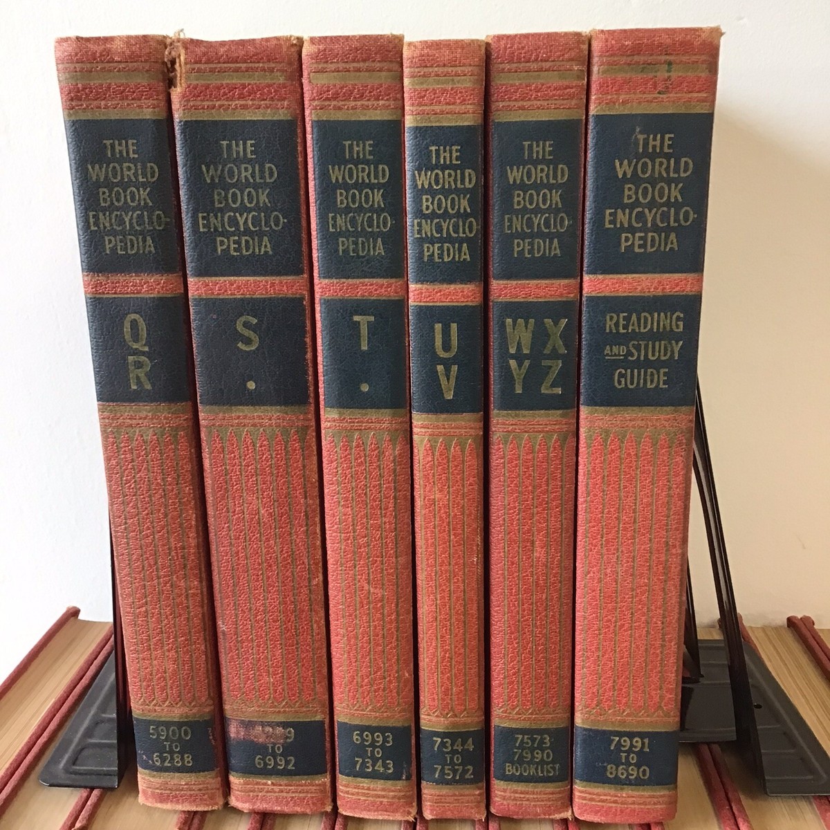 1933 Vtg Complete World Book Encyclopedia Book Set Great