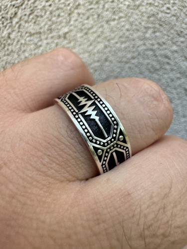 Herzschlag Puls schlichter Ring echt oxidiert 925 Silber 9 mm Ehering Gr. 7-13 - Bild 12 von 20