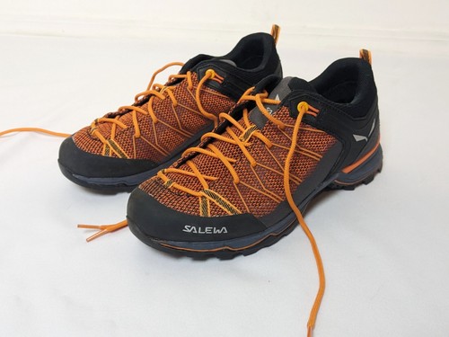 Usado en Excelente Condición Salewa Hombre Mountain Trainer Lite Mid GTX Bota de Senderismo Naranja Zanahoria Talla 8 - Imagen 2 de 7