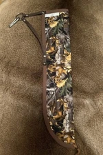 Handmade Brown Camo Traditional Archery  Side Quiver 17" or 21"