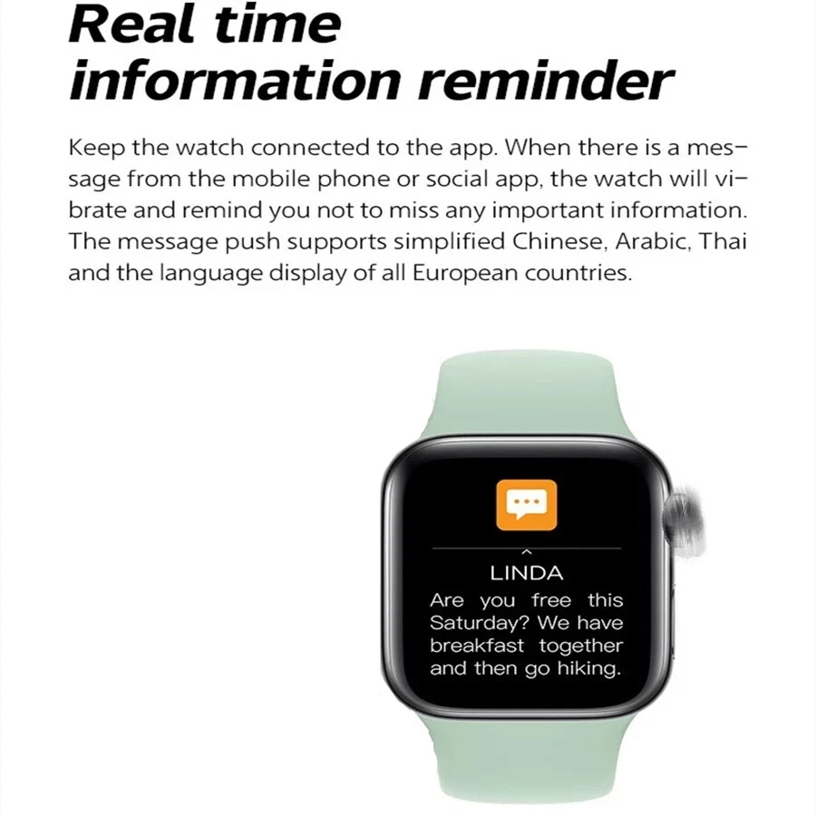 Smartwatch masculino feminino atende/faz chamadas com monitor de sono de pressão arterial - Imagem 4 de 4