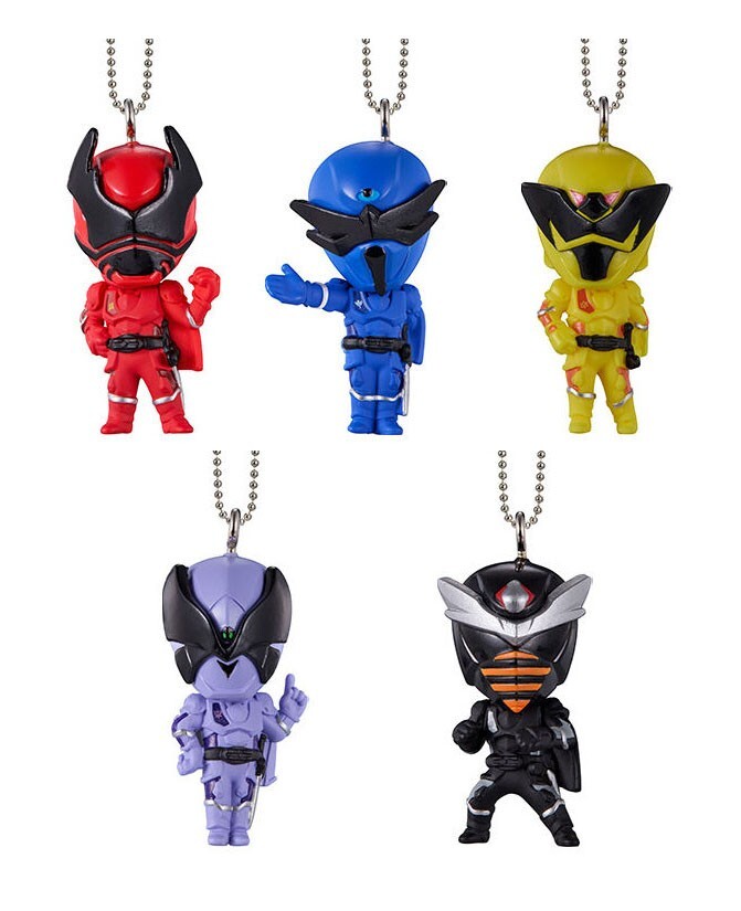 Ohsama Sentai King-Ohger Swing Keychain Figure Bandai Gashapon set