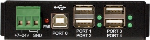 New StarTech ST4200USBM Rugged Industrial 4-port USB2 Hub w/ USB Cable - Afbeelding 7 van 9