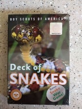NUOVO Sigillato DECK OF SNAKES Boy Scouts Of America BSA Snake War Gioco 