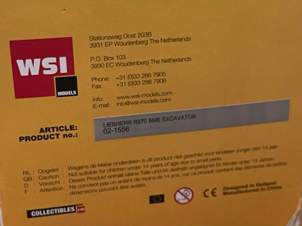 LIEBHERR WSI R 970 SME ESCAVADEIRA #02-1556 1:50 MIB RARA - Imagem 2 de 4