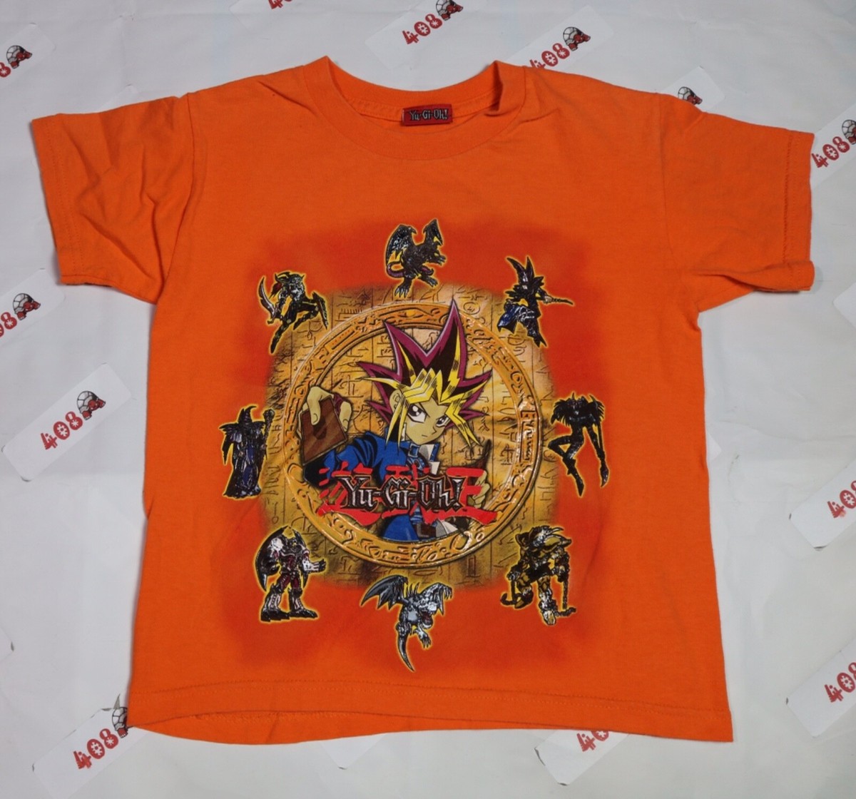 Vintage Yu-Gi-0h! Shirt Kids Small Orange VTG C3 | eBay