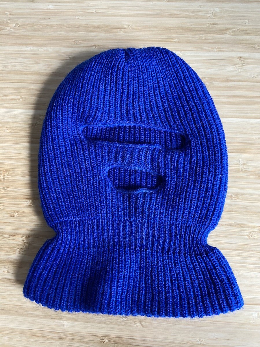 Vintage Knit Robber Ski Mask 2 Hole Balaclava 90s | eBay