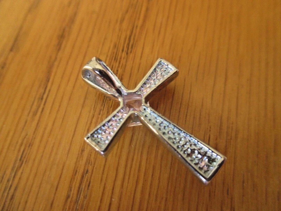 COLGANTE CRUZ PLATA ESTERLINA PIEDRAS PRECIOSAS ÓPALO FUEGO AZUL|BLANCO GRANDE DE JERUSALÉN Foto 3 de 4