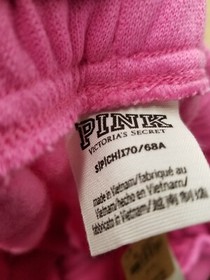 Victoria's Secret 11245218 Everyday Fleece High-Waist Gym Pants Sz S - Pink