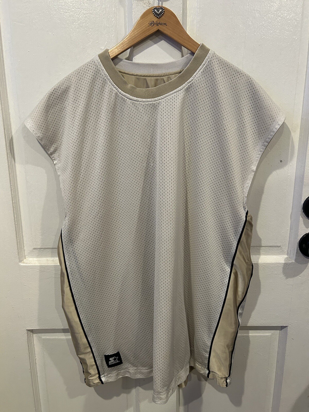 Vintage STARTER Basketball Jersey Reversible Razzle D… Gem