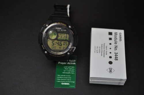 Casio CPA-100D Men's Resin/Steel Multi Time Digital CASIO ISLAMIC PRAYER Watch - Picture 24 of 37