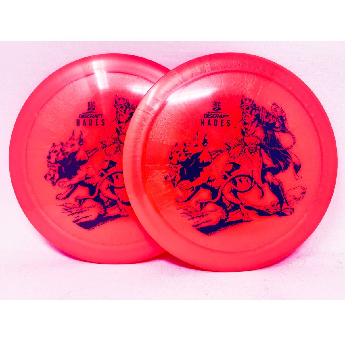 Set of 2 Discraft Big Z Hades Pearly 173-4g Pink Discs FREE