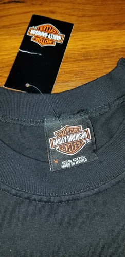 Harley Davidson Las Vegas Nevada Sleeveless Tshirt Size M. Bald eagle over strip - Picture 3 of 5
