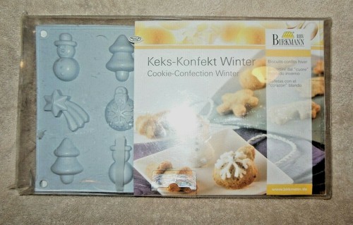 RBV BIRKMANN COOKIE CONFECTION SILICONE MOLDS WINTER THEMED NEW