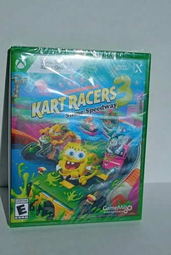 Kart Racers 3 Slime Speedway Spongebob Xbox Game