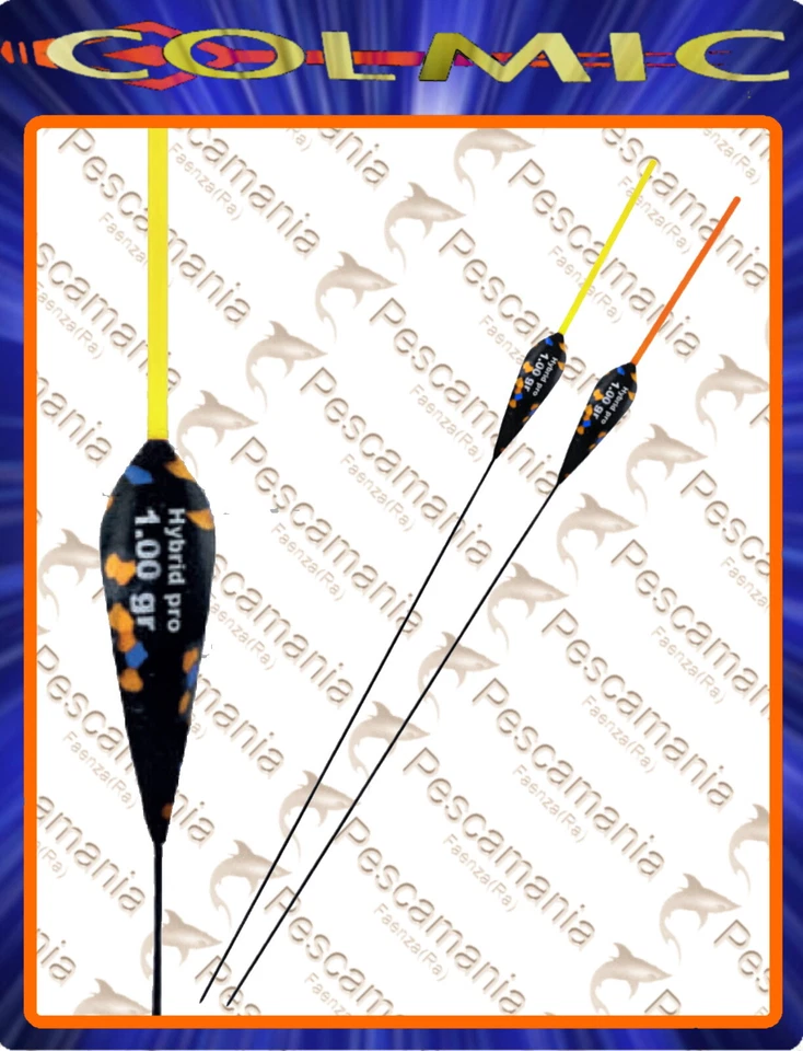COLMIC SPA Galleggiante colmic "HYBRID PRO" 0,2-2,0 gr. deriva in fiberglass e asta cava