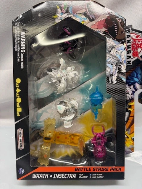 BAKUGAN EVOLUTIONS Battle Strike Pack Platinum Hydrous Blitz Fox King Riptide Foto 2 de 4