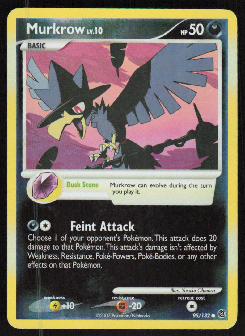 Pokemon TCG Secret Wonders #95/132 Murkrow LP