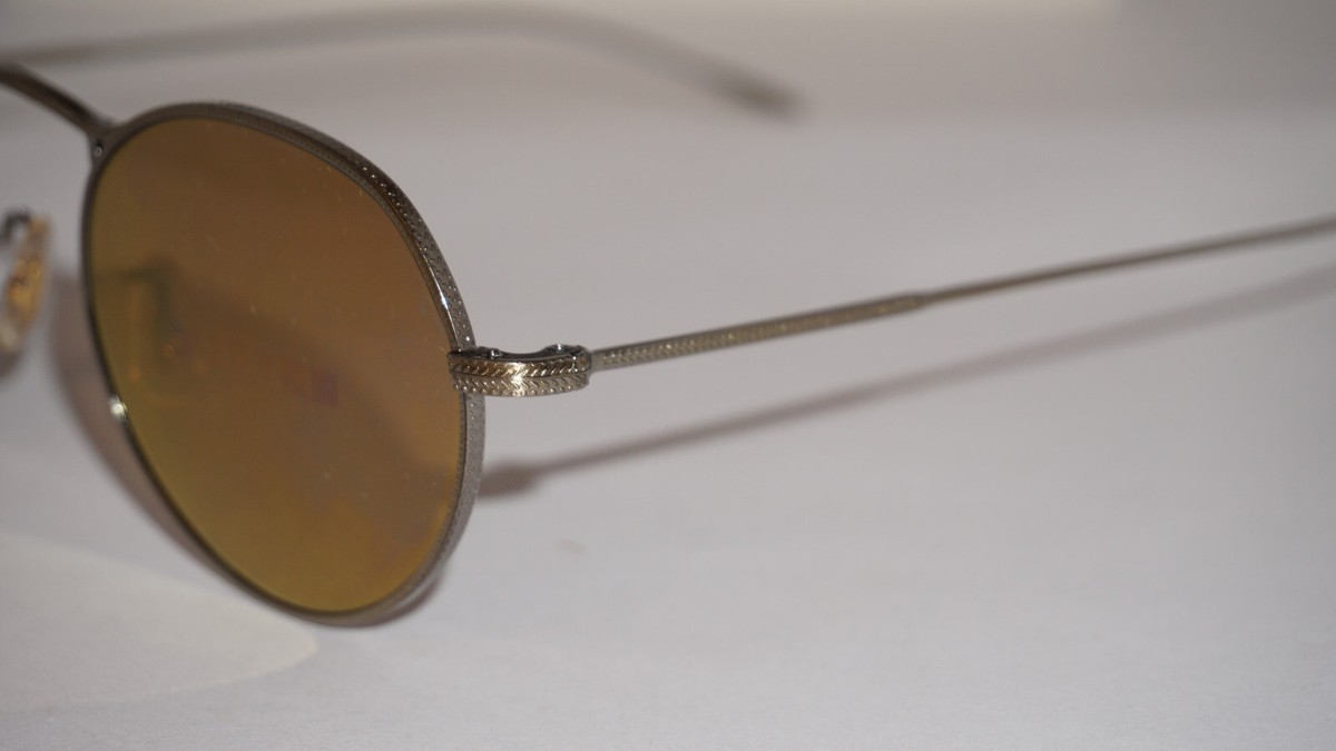 Oliver Peoples Sunglasse M-4 30TH Gold Gold Mirror OV1220S Oliver Peoples Sunglasse M-4 30TH Gold Gold Mirror OV1220S