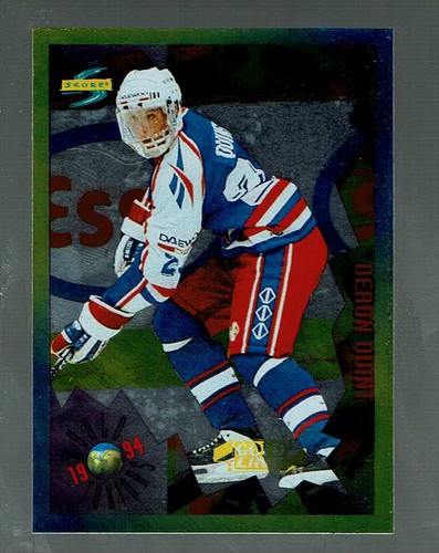 1994-95. Score Gold Line World Juniors Deron Quint. #208 - 第 1/2 張圖片