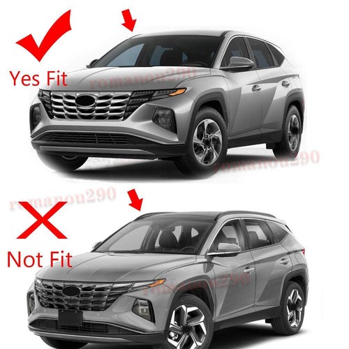 For Hyundai Tucson SE 2022-2023 Aluminum Decorative Black Roof Rack Rails Bars - Bild 2 von 12