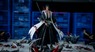 Figurine Bleach Zaraki Kenpachi 1/10 - 21cm - Résine Non Peinte Non Assemblée (3D Print)
