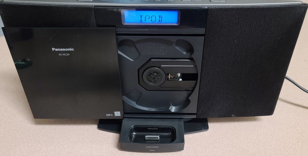 Panasonic SC-HC20 Compact Stereo System,ipod dock,cd | eBay Panasonic SC-HC20 Compact Stereo System,ipod dock,cd | eBay