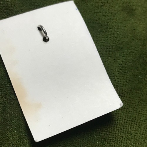 Ciondolo Charm Argento Sterling Vintage Rosso Rhode Island Aprx 1/2" Made in USA NOI - Foto 7 di 8