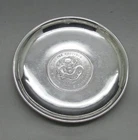 ANTIQUE CHINESE SOLID SILVER TRADE DOLLAR COIN INSET PIN DISH 52g 9.8CM c1920