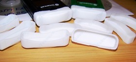 10x 3D Print CAP Dust WHITE Cover for SEGA Dreamcast VMU + Dreamshell Explorer