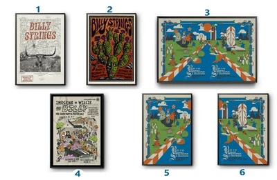 NEW! Billy Stri*ngs Dec 13-14 2025 Austin TX Poster