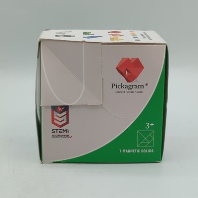 PICKAGRAM 3D Tangram   Magnetic Assembly Puzzle Green New