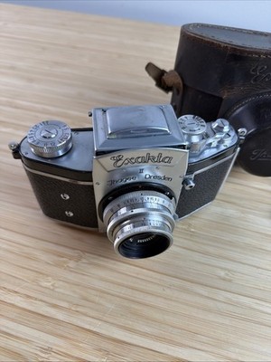 Exakta Jhagee Dresden II Camera w/ Zeiss Lens + Case | eBay