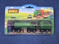 33645 BRIO Wooden Train Green Engine With TENDER NIB Thomas