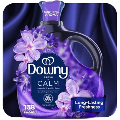Downy Ultra Soft Fabric Softener   Calm, Lavender & Vanilla Bean, 93oz/138 Loads