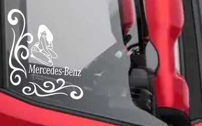 LKW Aufkleber LKW Fahrerhaus Fensteraufkleber Paar jede Farbe Mercedes Benz