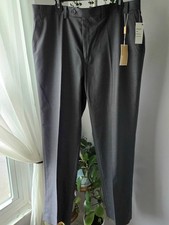NWT Michael Kors Men's Flat Front Dress Pants Gray Slacks 38x32 Corporate